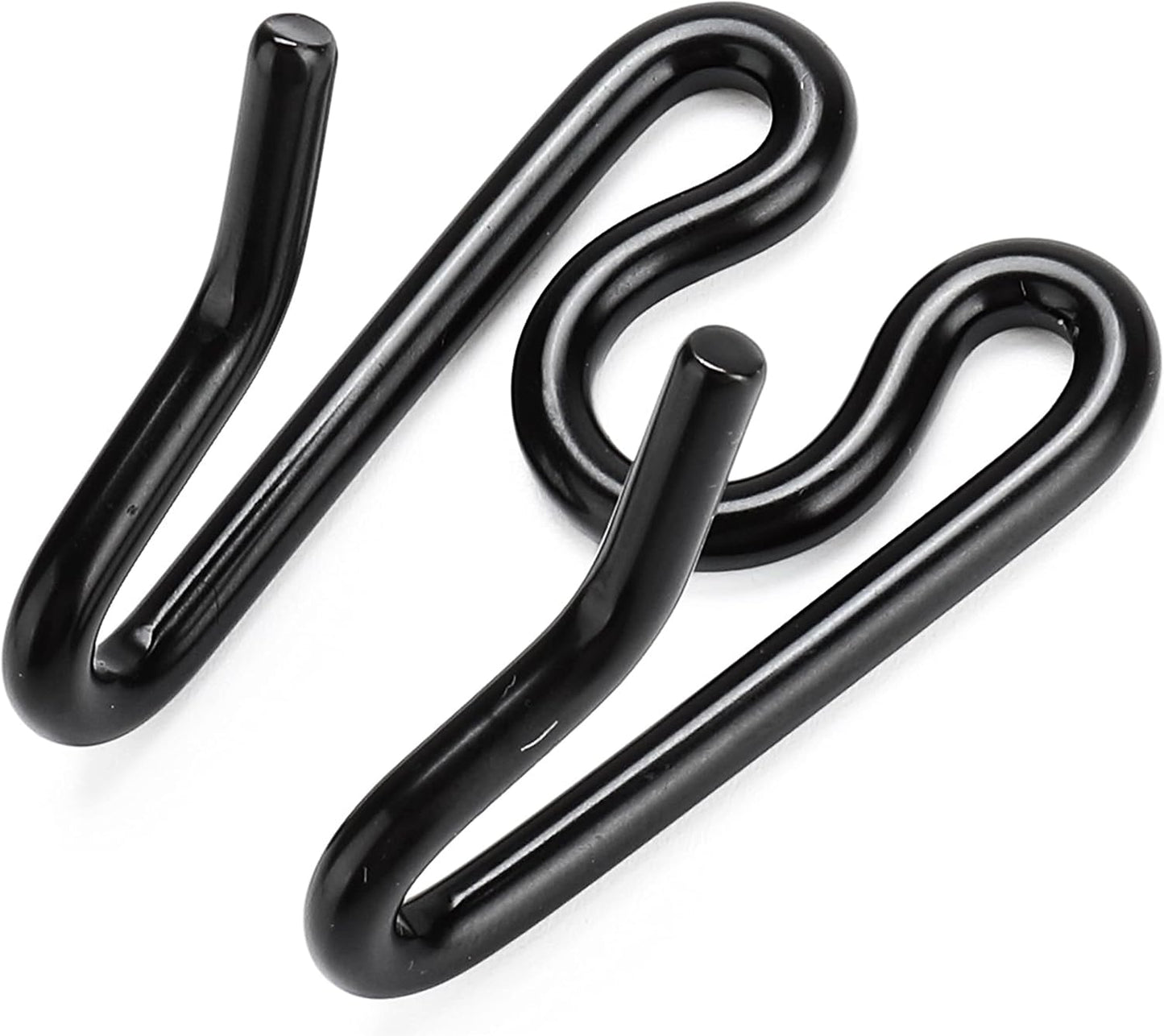 Stainless Steel Dog Collar Extra Links Designed for 2.25mmH-S Collar Links, Black (5 Pack)